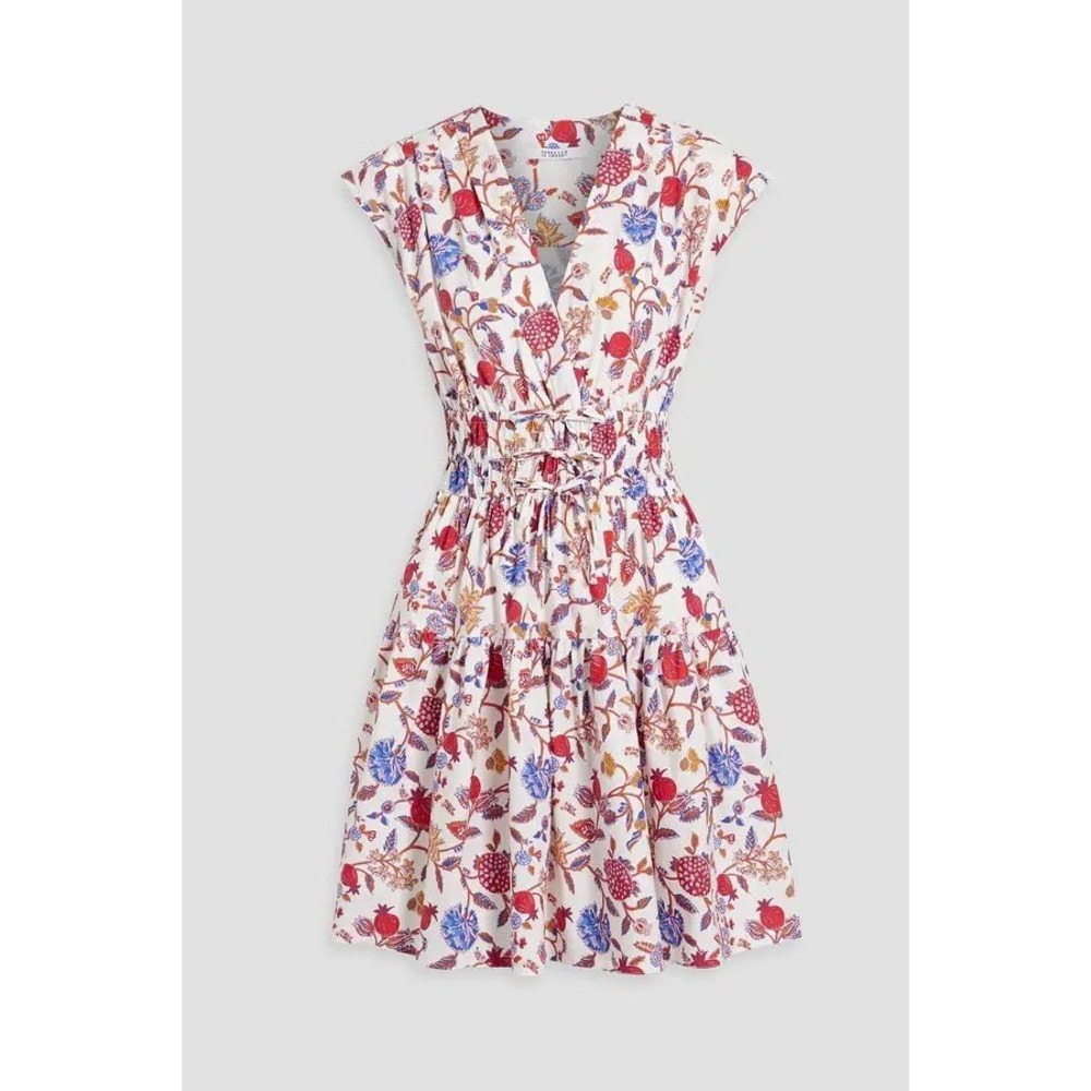 Derek Lam 10 Crosby Tora Printed Cottonblend Poplin Mini Dress Size 2 Floral